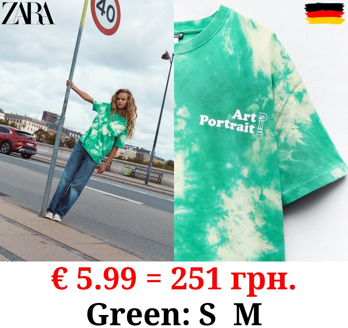 TIE-DYE ROMAN ART T-SHIRT