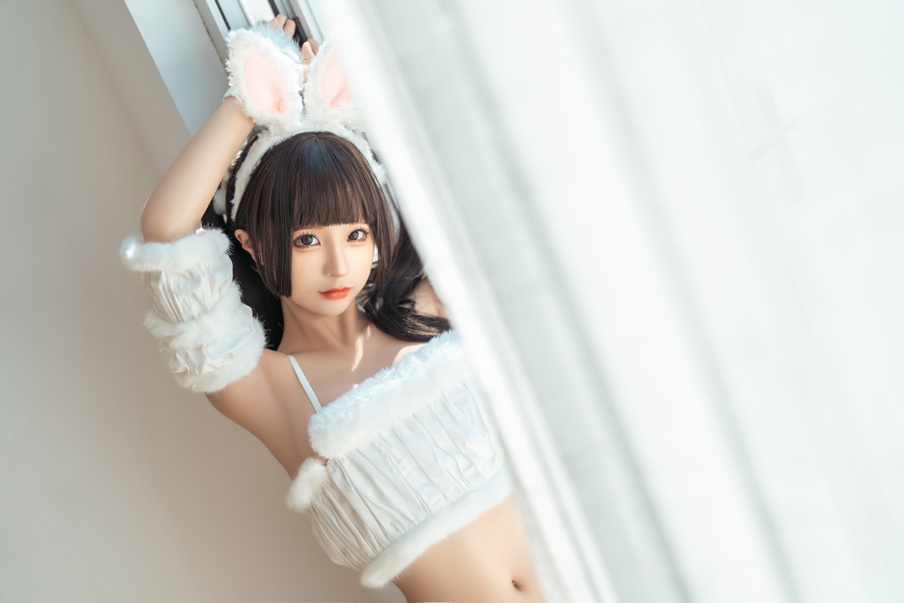 Cosplay 蠢沫沫 Chunmomo 绵绵兔 Mian Mian Rabbit 6