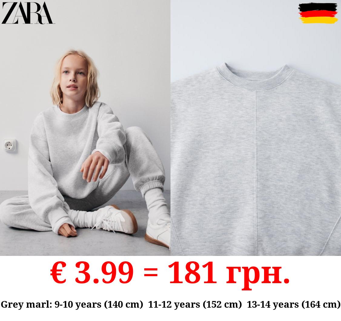 BASIC PLUSH SWEATSHIRT