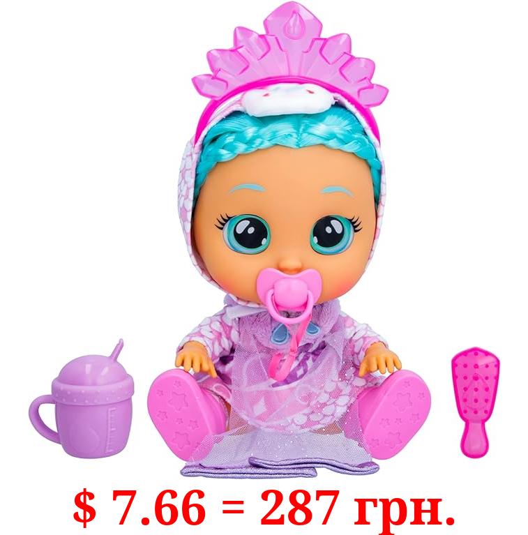 Cry Babies Kiss Me Princess Elodie - 12'' Baby Doll Deluxe Blushing Cheeks Feature Shimmery Changeable Outfit with Bonus Accessories, for only Girls and Kids 18M and up, Multicolor