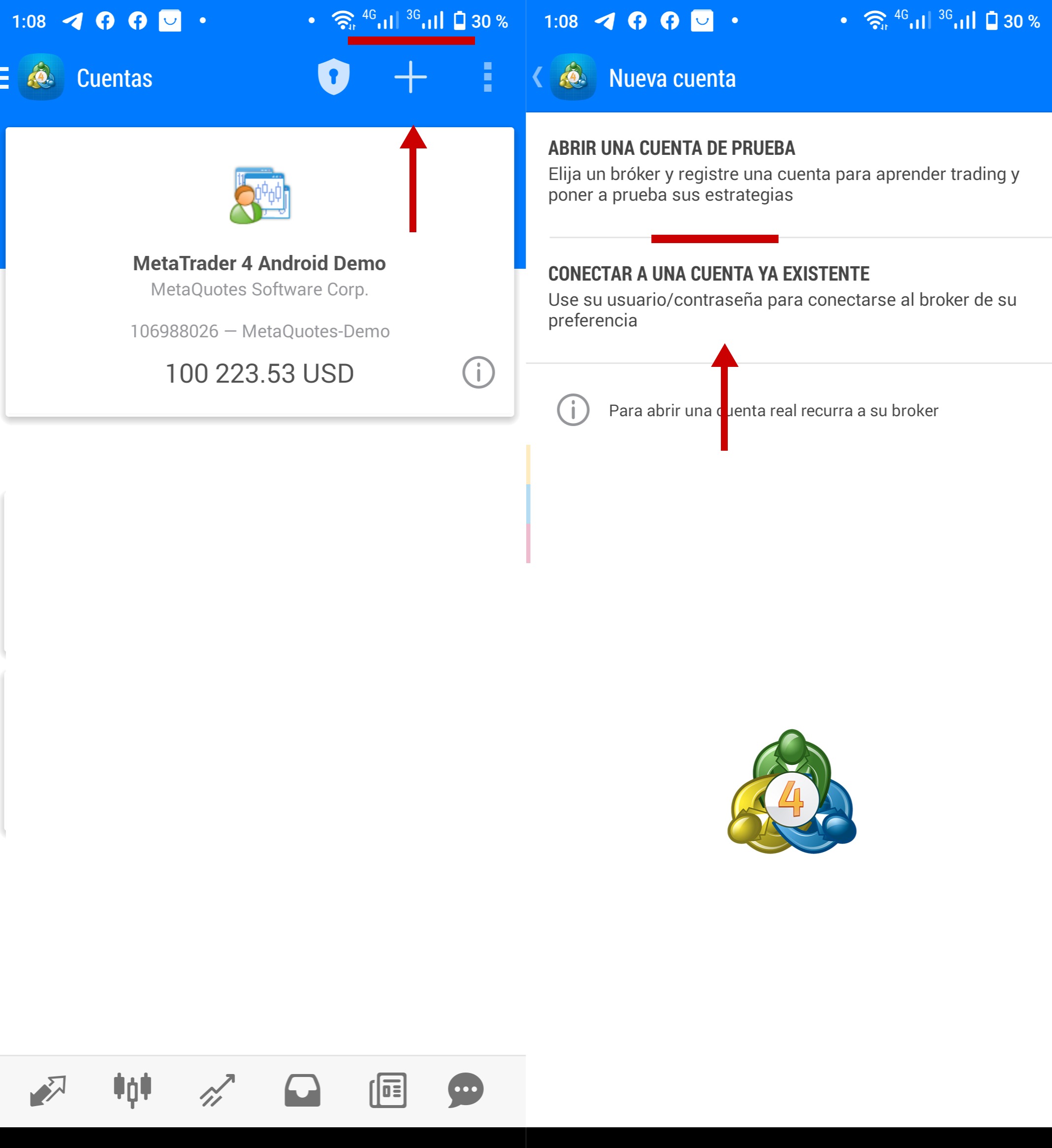 Conectar MT4 con Pepperstone. Telegraph