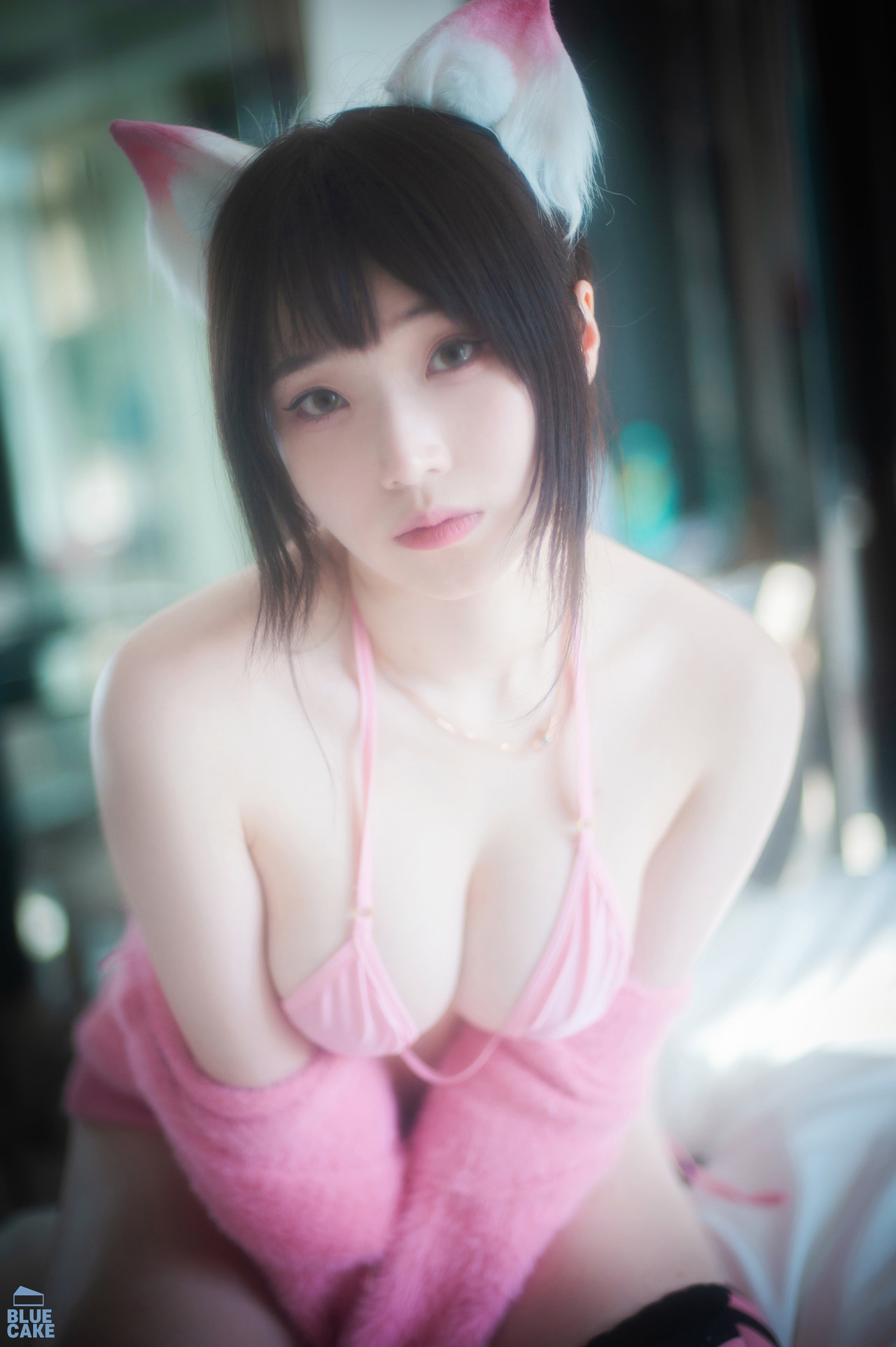 Bambi 밤비, [BLUECAKE] Naughty Cats Pink & Mint RED Set.01 61