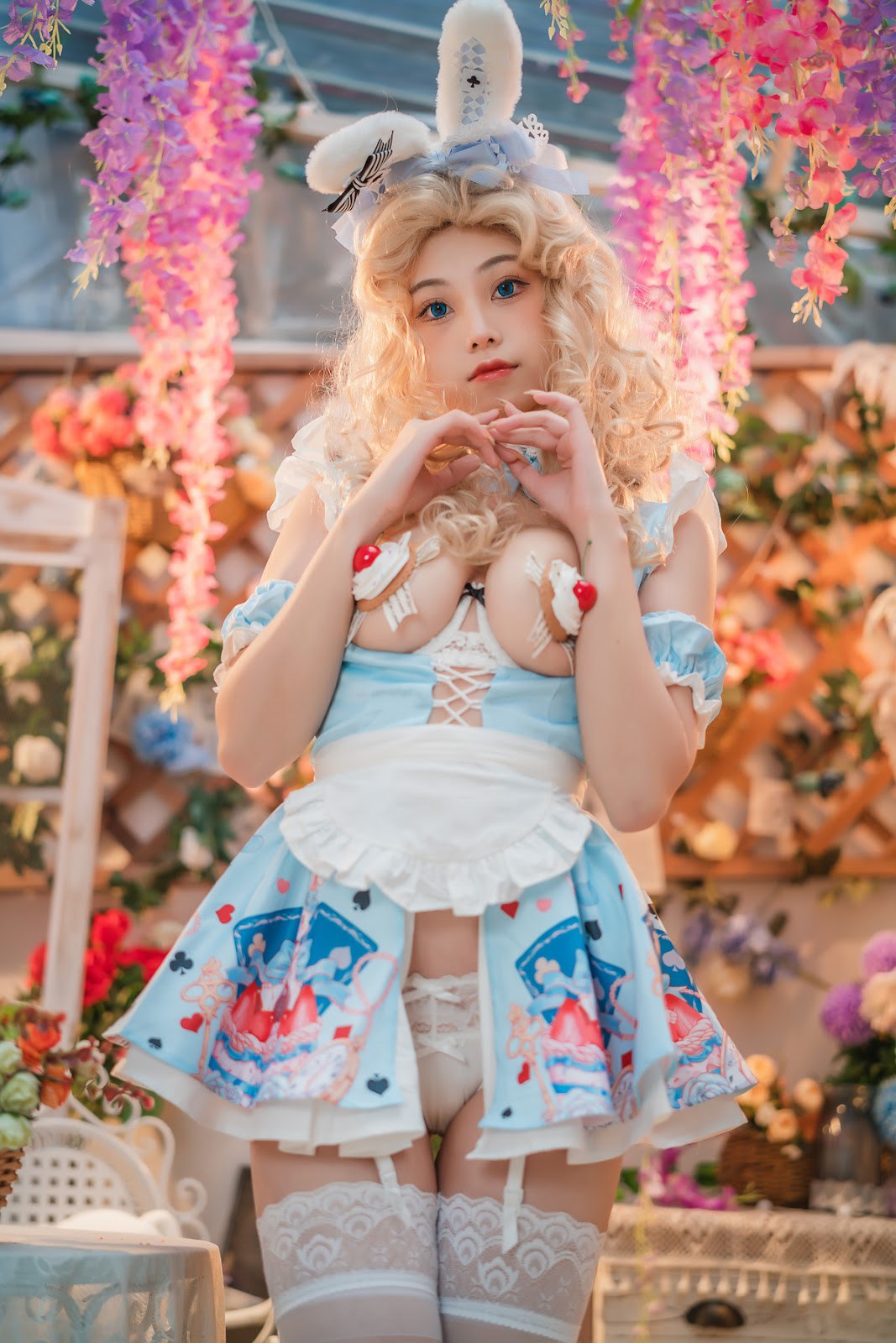 Cosplay 蜜汁猫裘 爱丽丝梦游仙境兔子先生 23