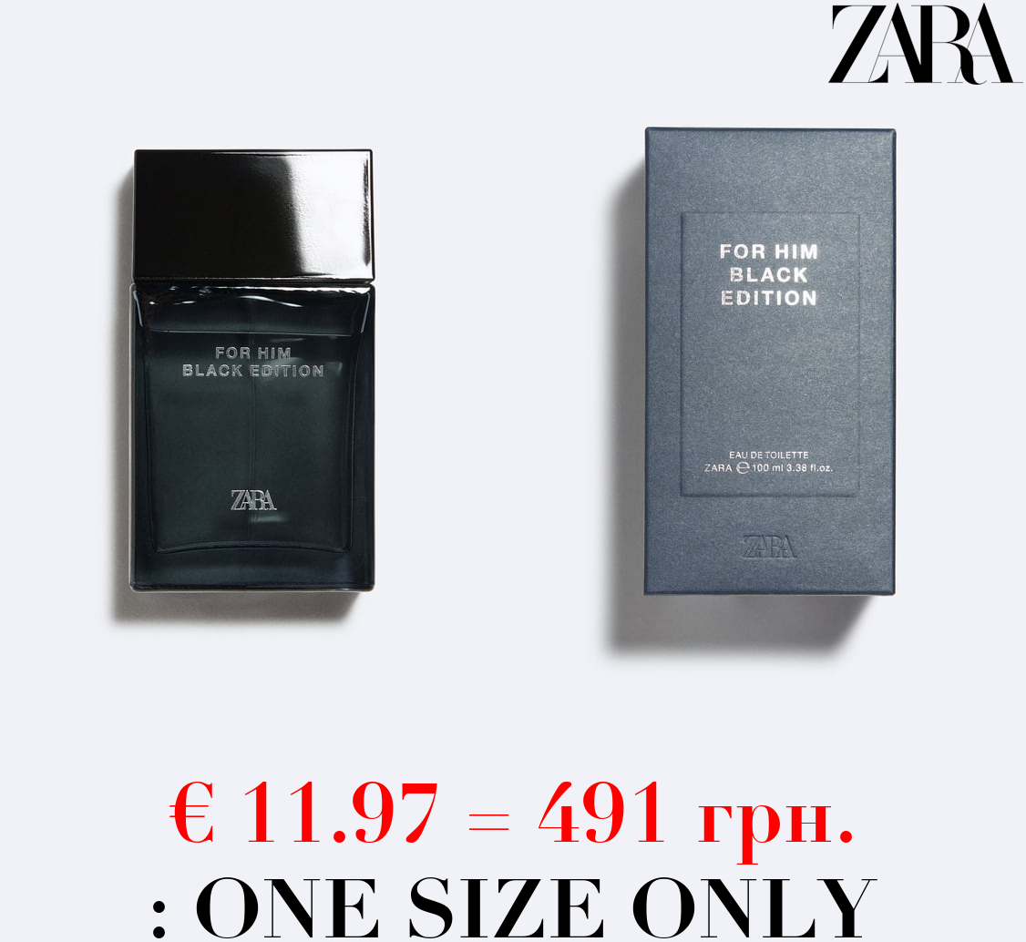 FOR HIM BLACK EDITION EDT 100ML / 3.38 oz
