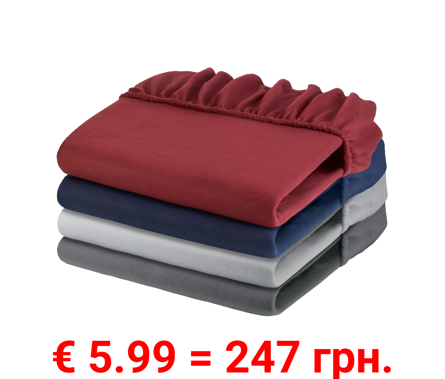LIVARNO home Fleece Spannbettlaken, 90-100 x 200 cm