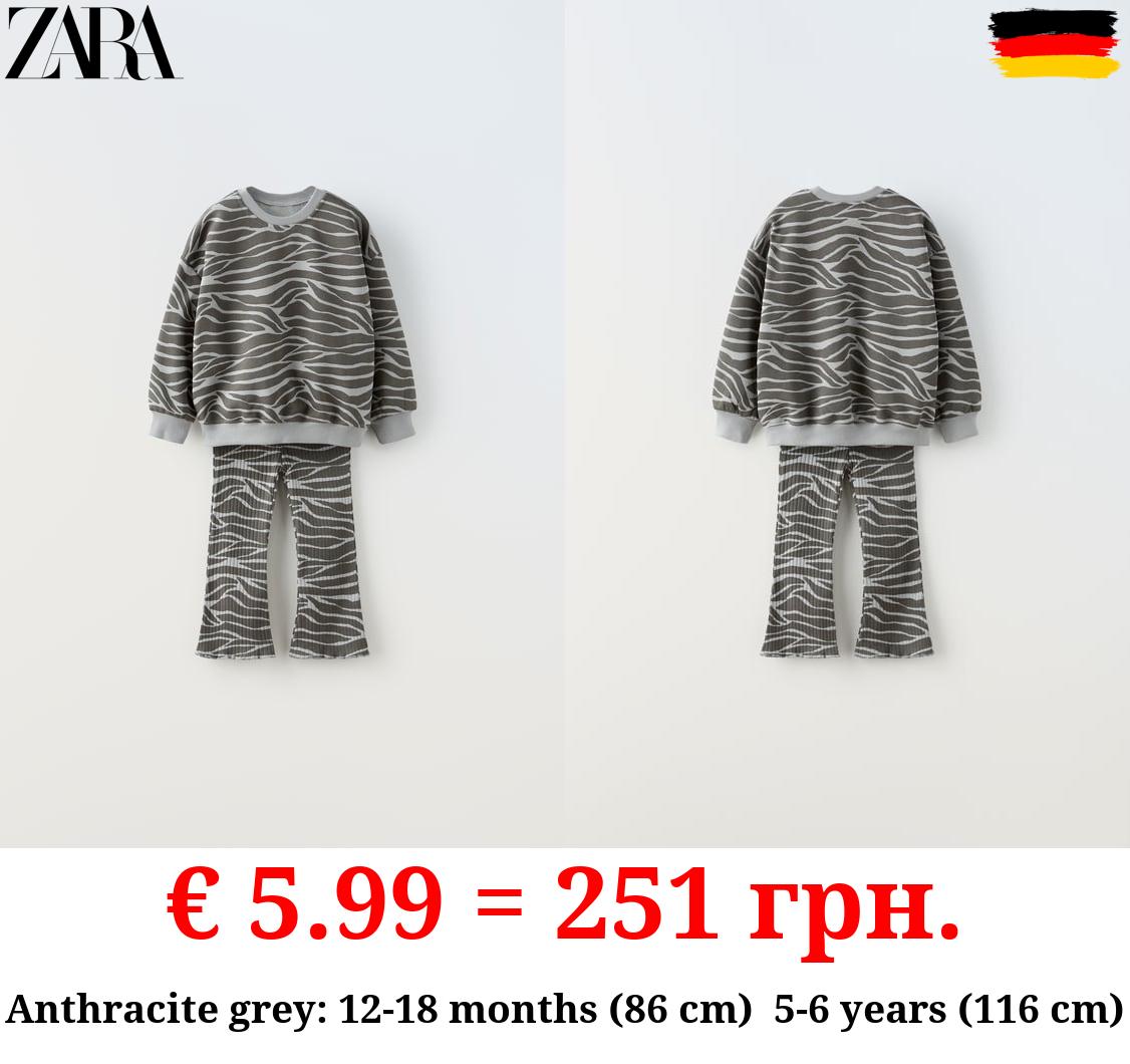 PLUSH SWEATSHIRT AND LEGGINGS CO-ORD