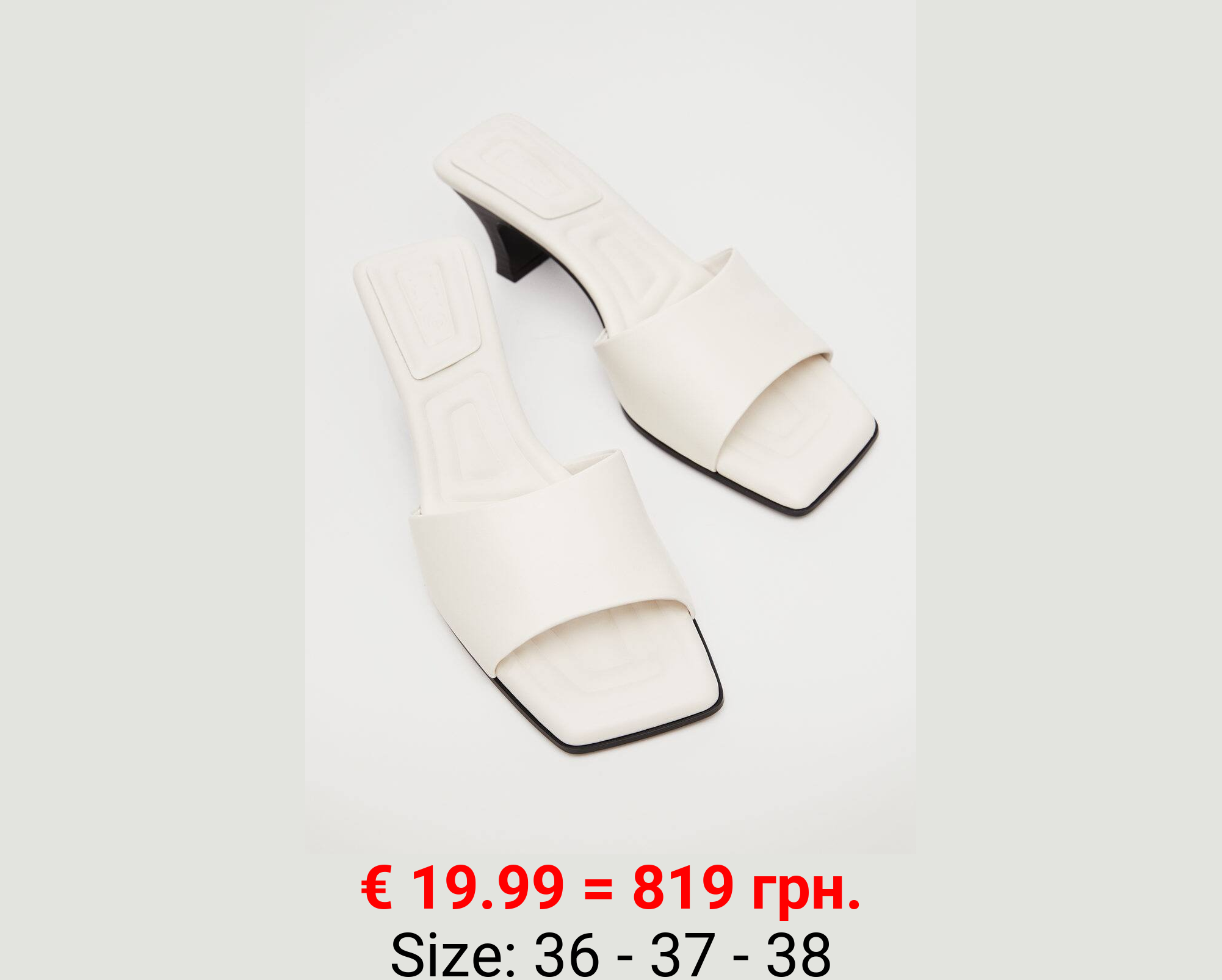 Sandalia piel tacón 