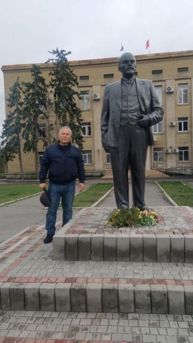 Lenin monument inauguration