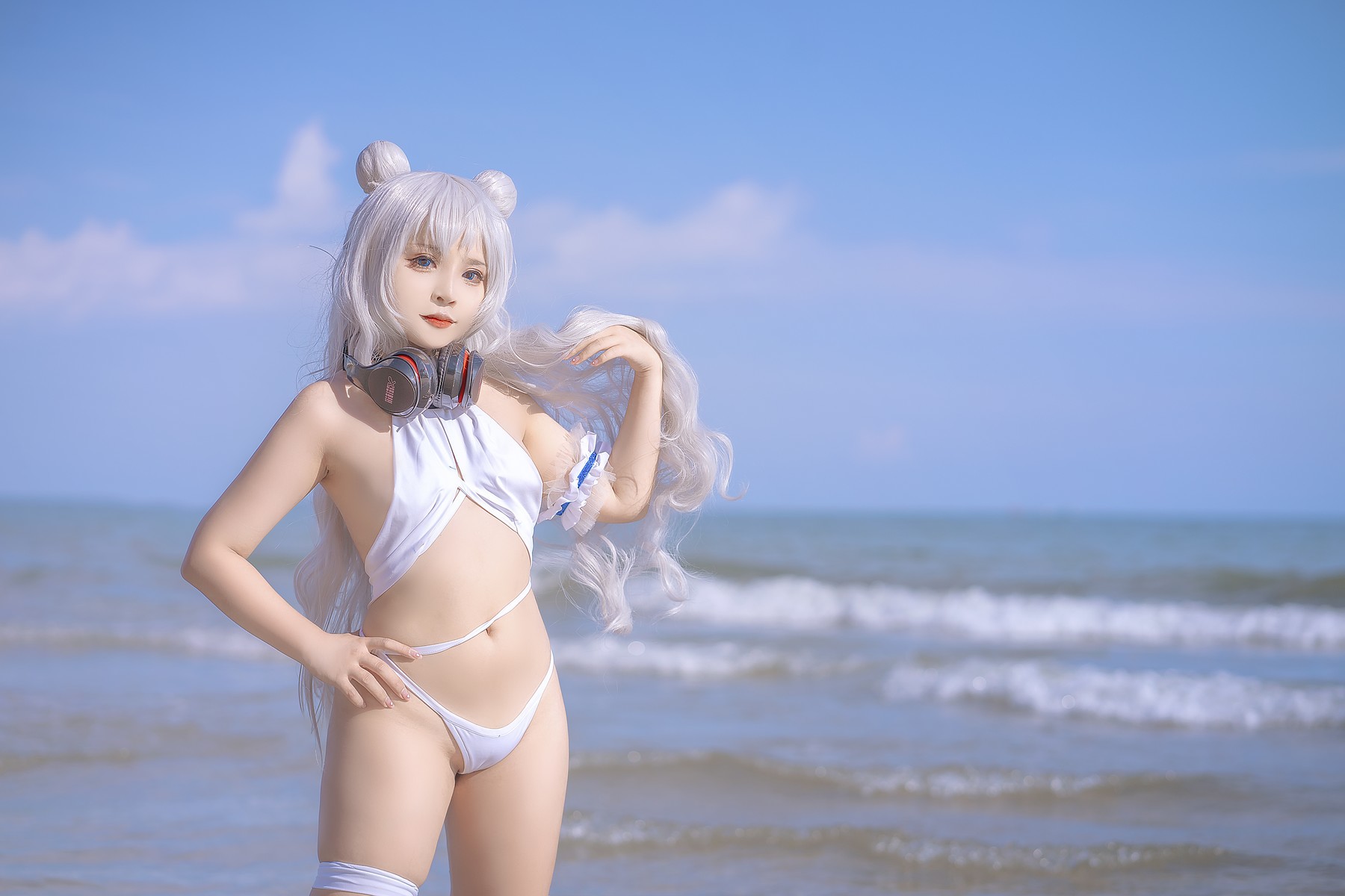 Sayo Momo Cosplay 恶毒 ル・マラン Le Malin bikini 11