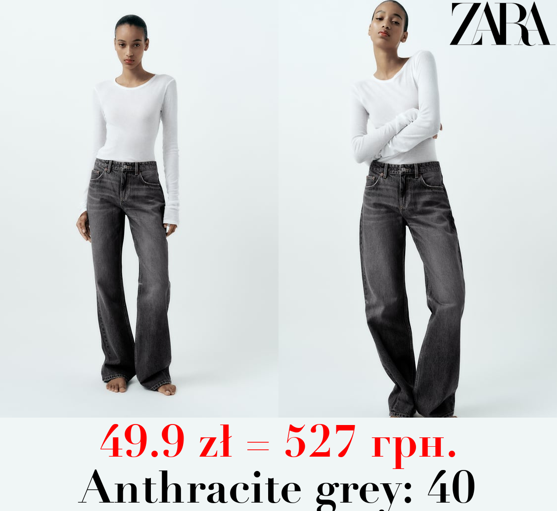 TRF STRAIGHT LOW-RISE JEANS