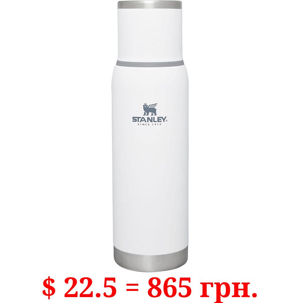 STANLEY Adventure To Go Insulated Travel Tumbler - 1.1QT - Leak-Resistant Stainless Steel Insulated Bottle with Insulated Cup Lid and Splash-Free Stopper