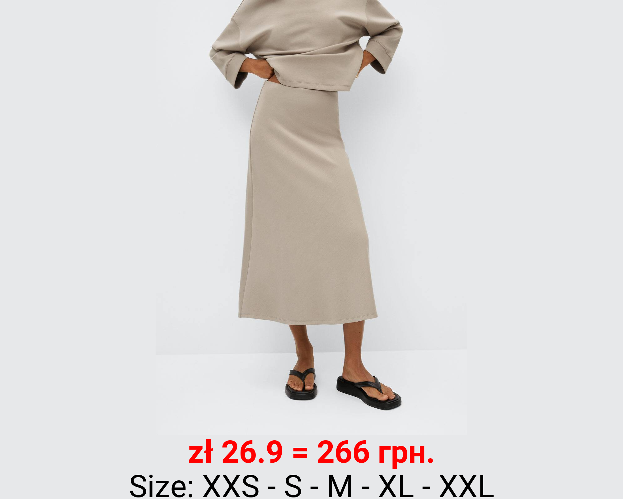 Falda cintura elástica