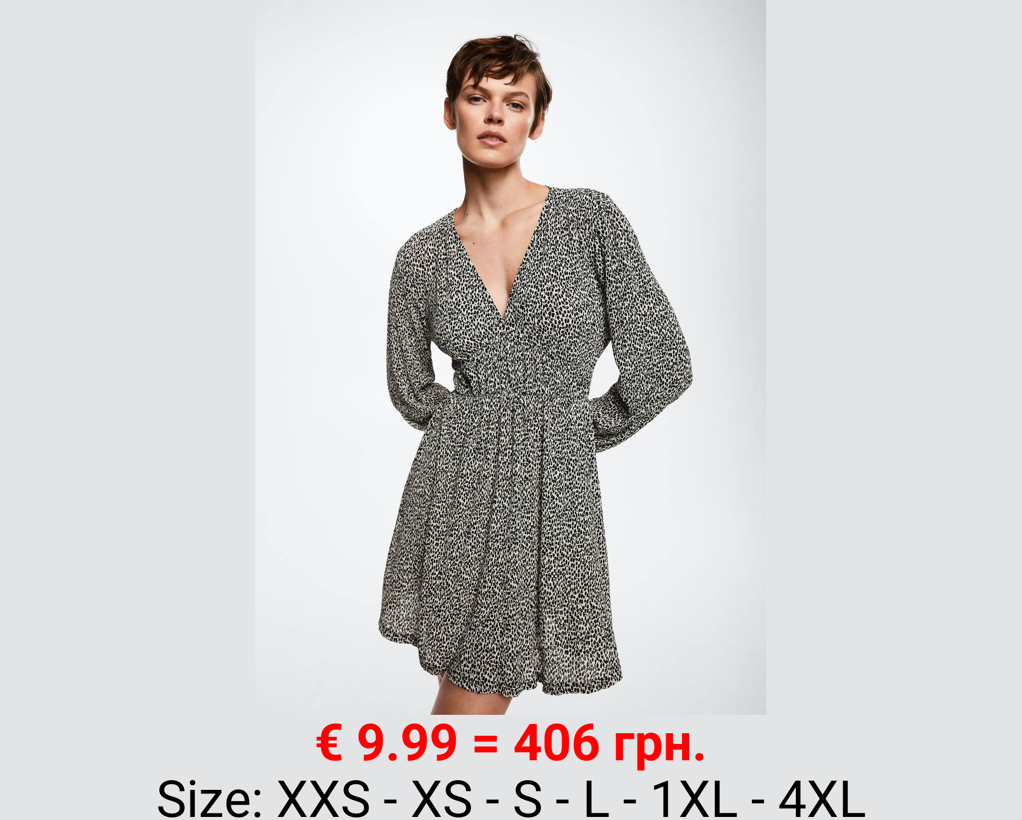 Vestido estampado flores