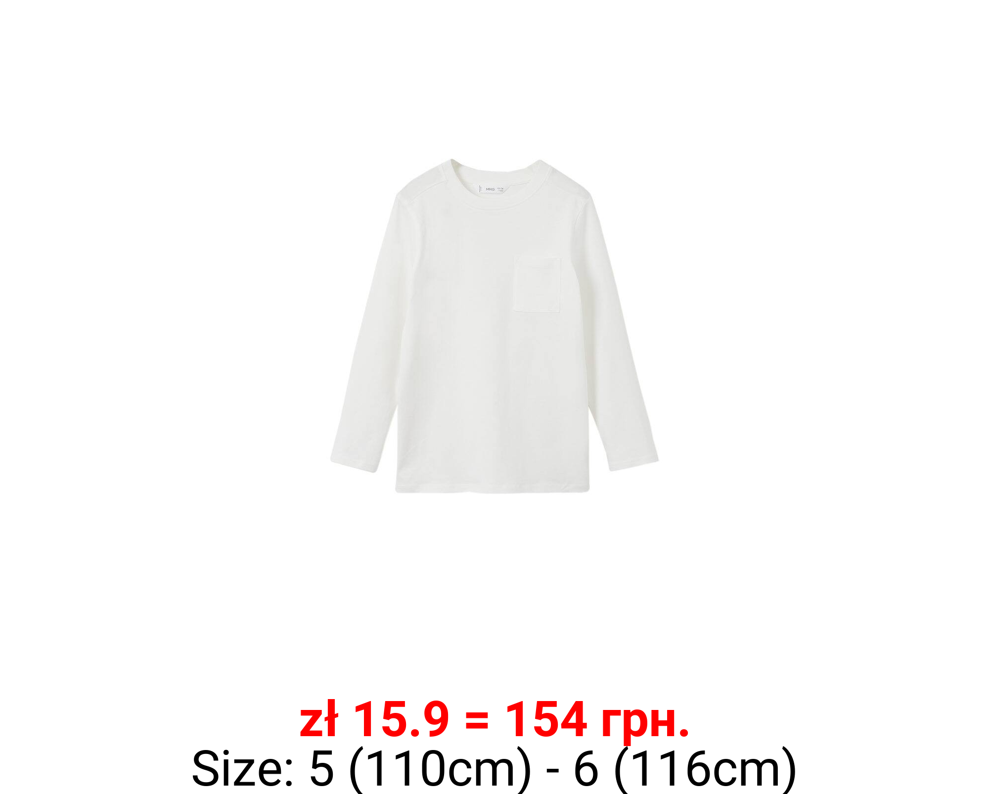 Camiseta algodón manga larga