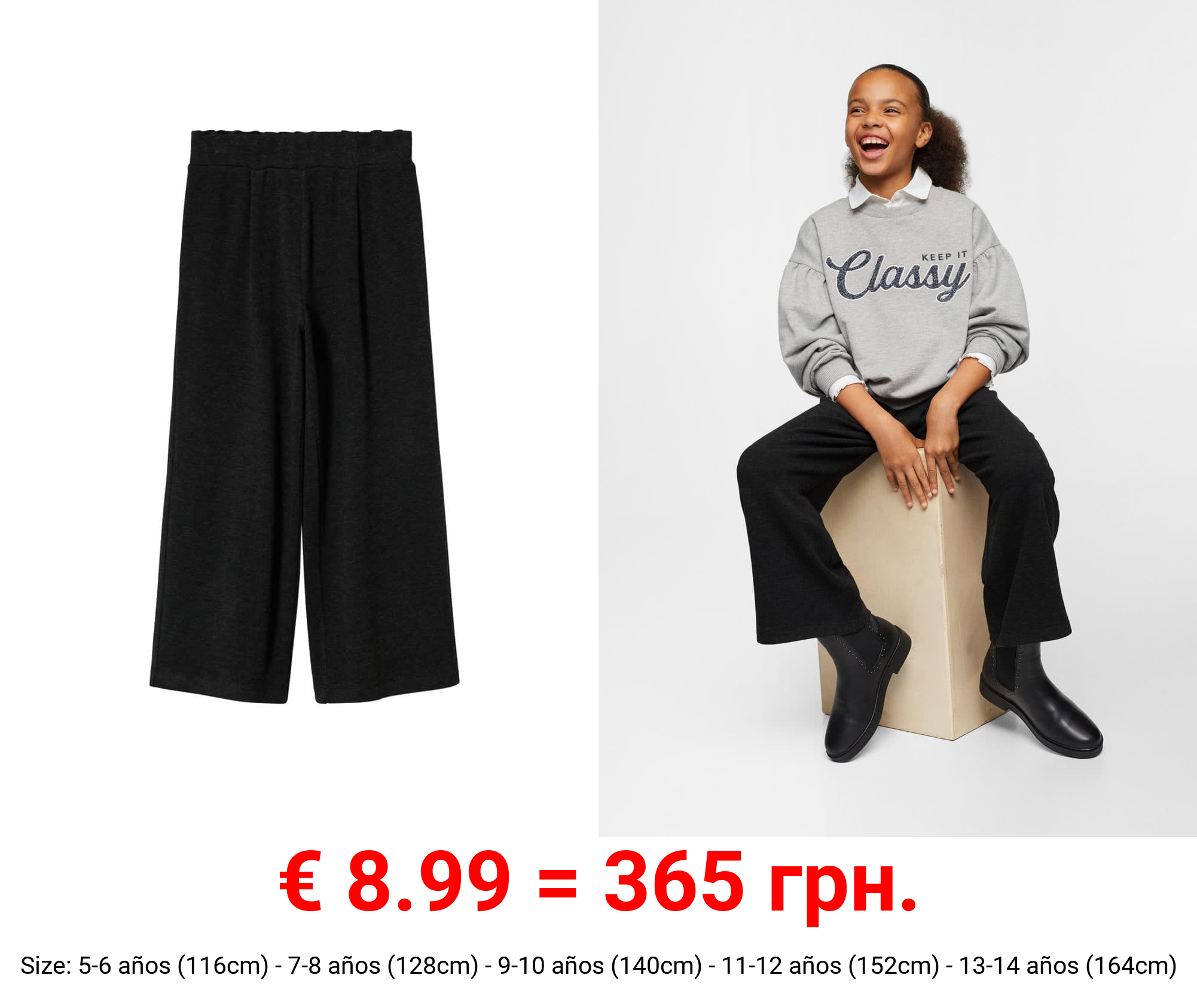 pantalón punto recto