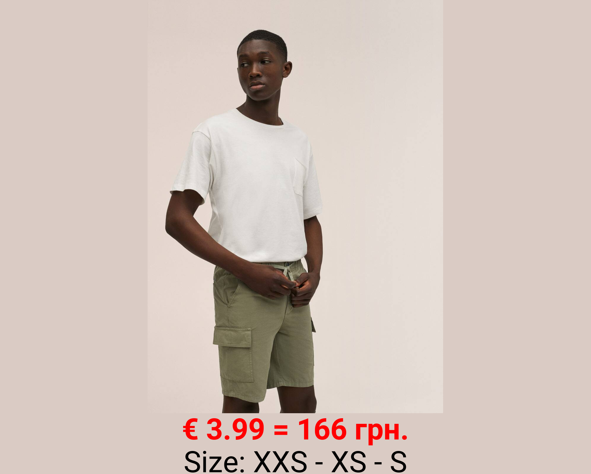 Bermudas algodón cargo