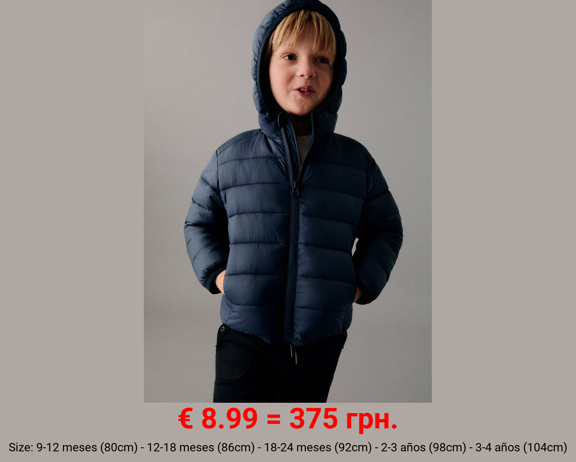 Anorak acolchado cremallera