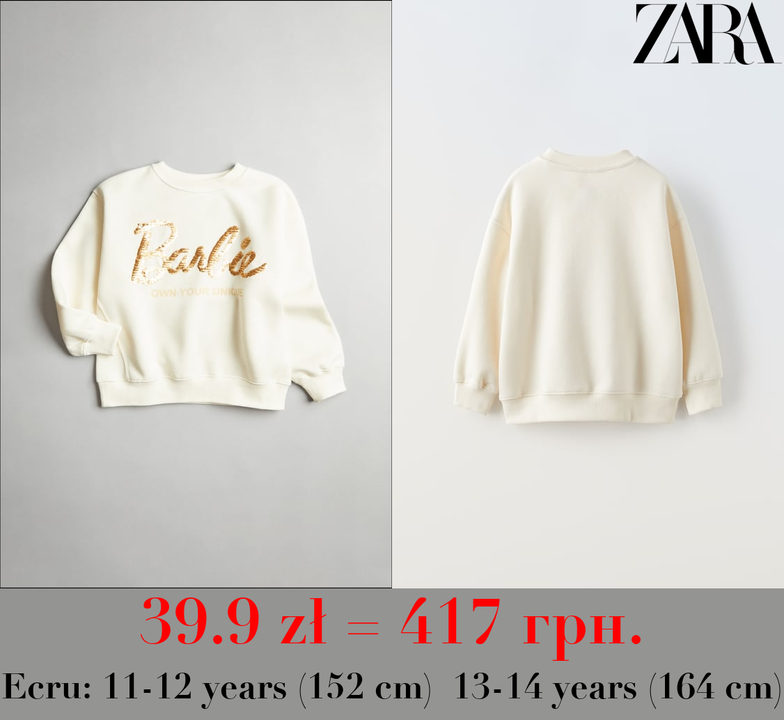 BARBIE™ MATTEL SEQUINNED SWEATSHIRT