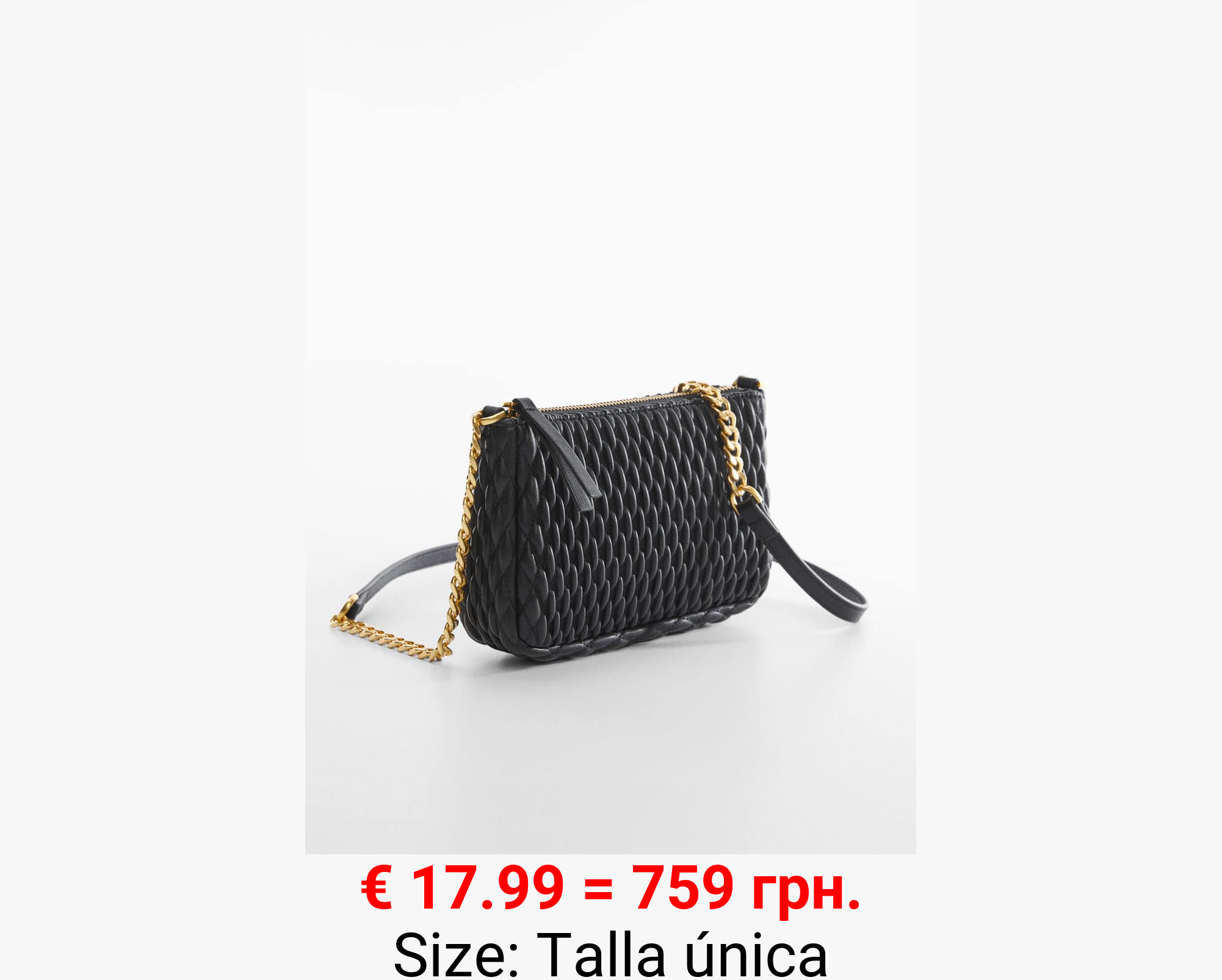 Bolso cruzado textura