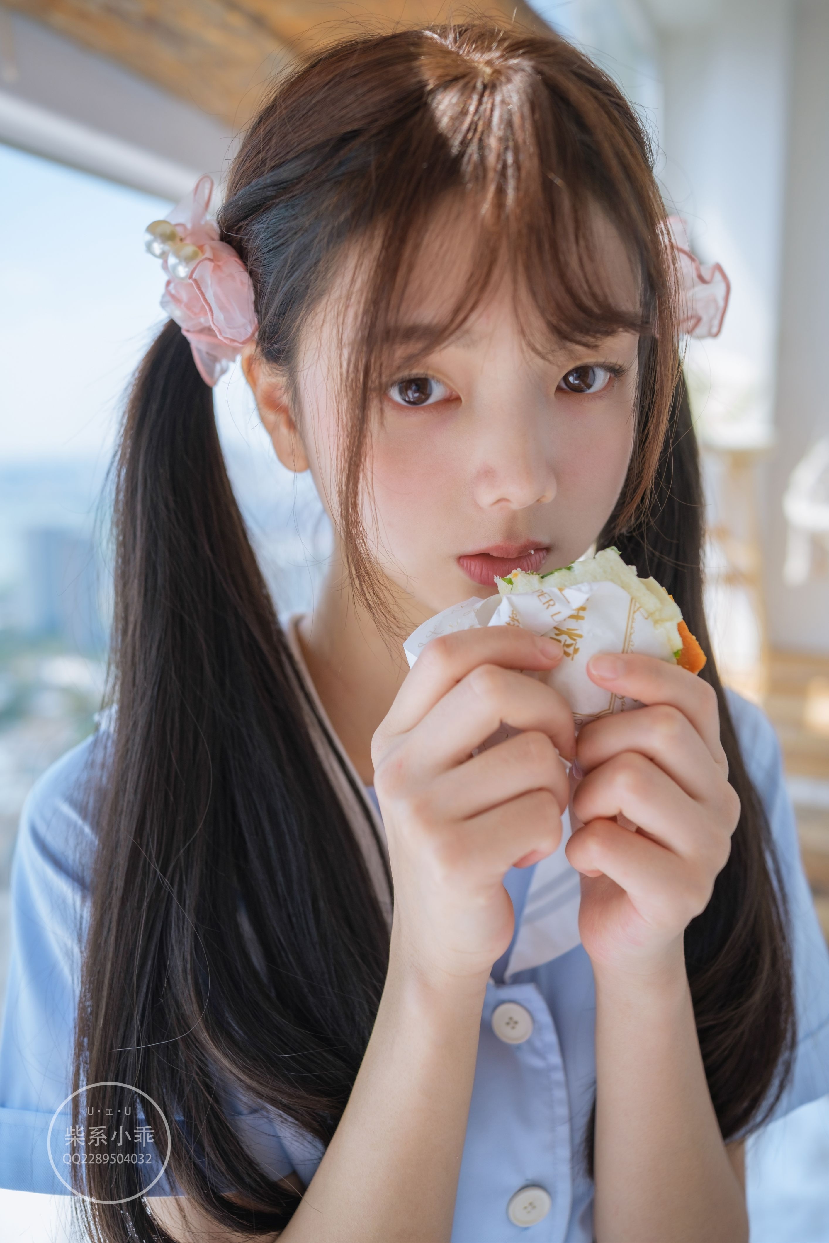 稚乖画册 - NO.01 晴空01 白丝双马尾jk [79P-600MB] 55