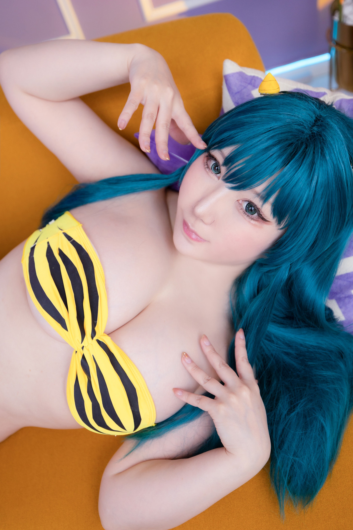 Cosplay SAKUサク Lum ラム うる星やつら Set.01 59