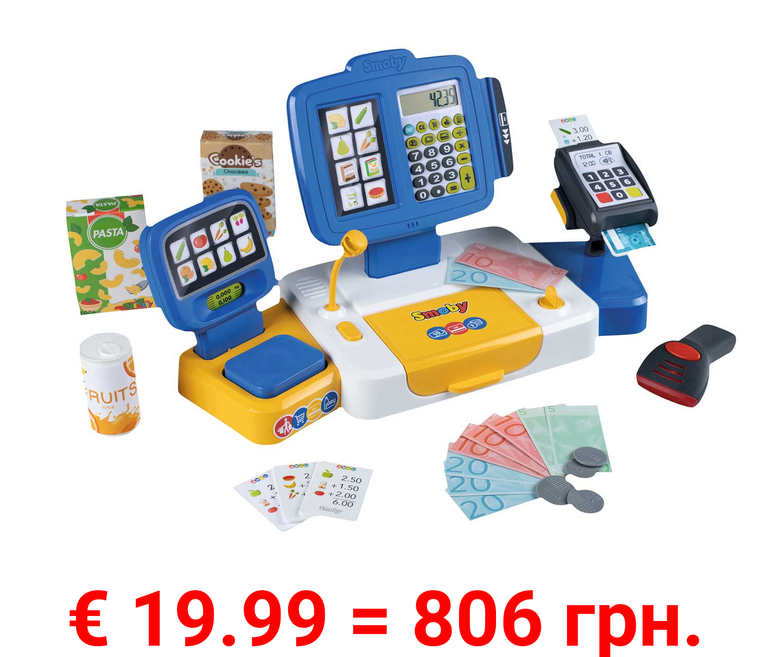 SMOBY Supermarktkasse XL, elektronisch, ab 3 Jahren