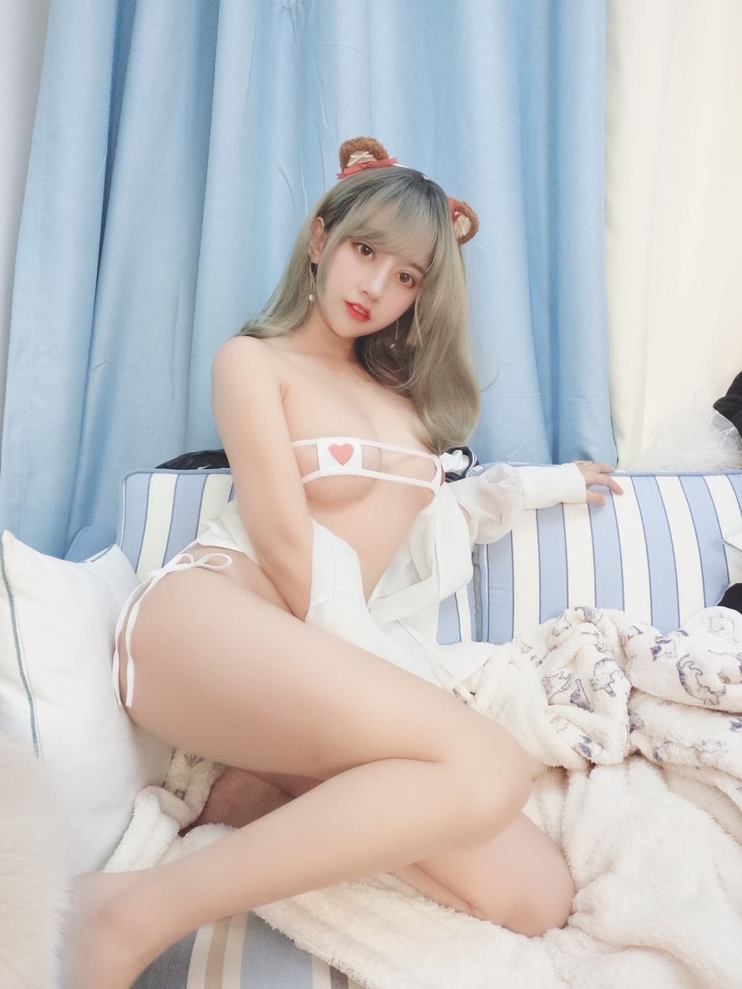 过期米线线喵 - 白色耳兽[18P] 9