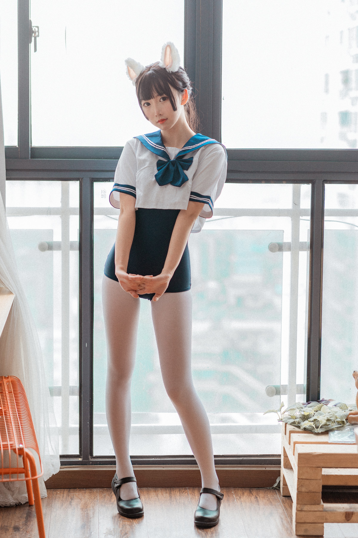 Cosplay 面饼仙儿 水手服 死库水 1