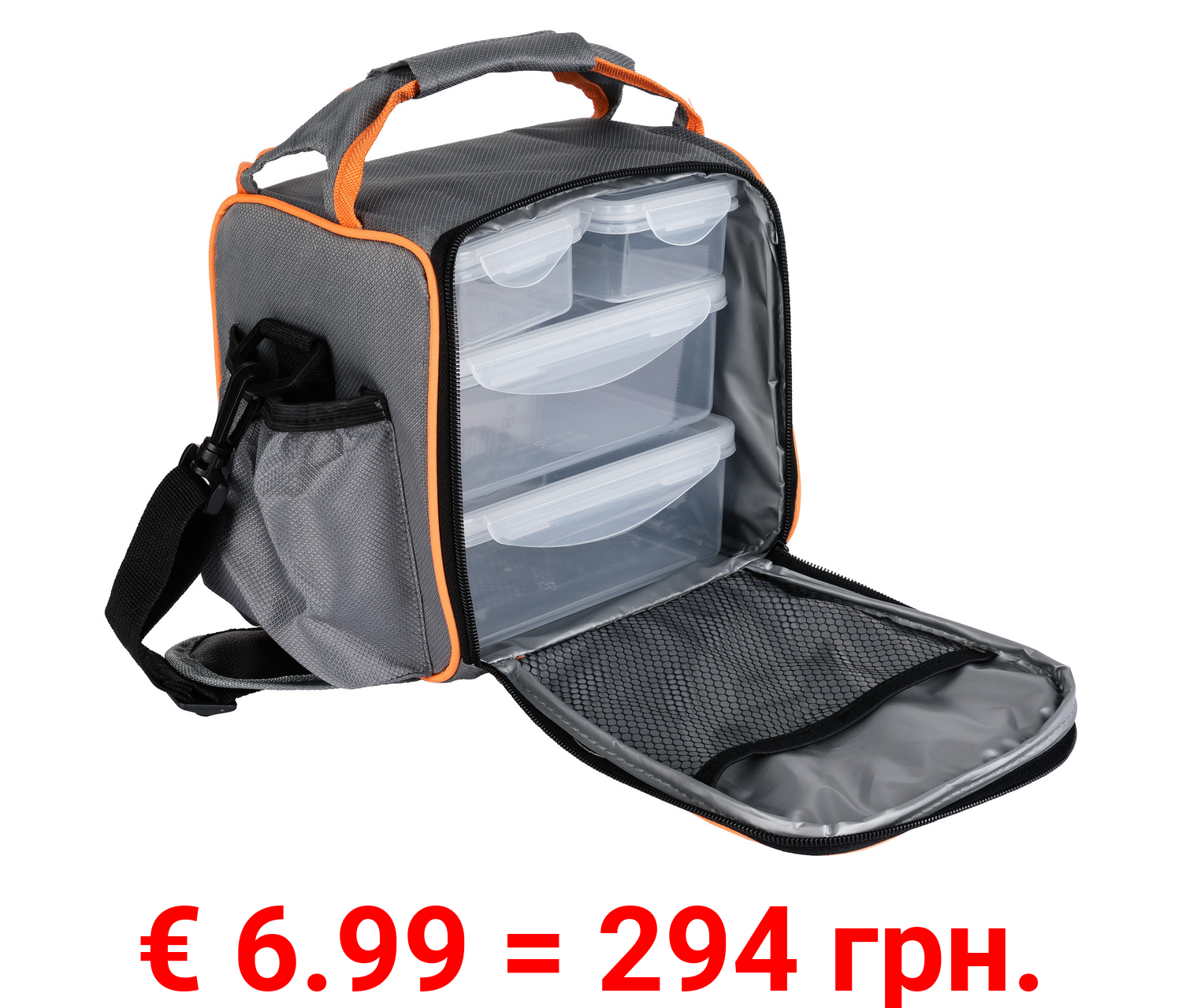 ERNESTO® Kühltasche mit Lunchboxen-Set