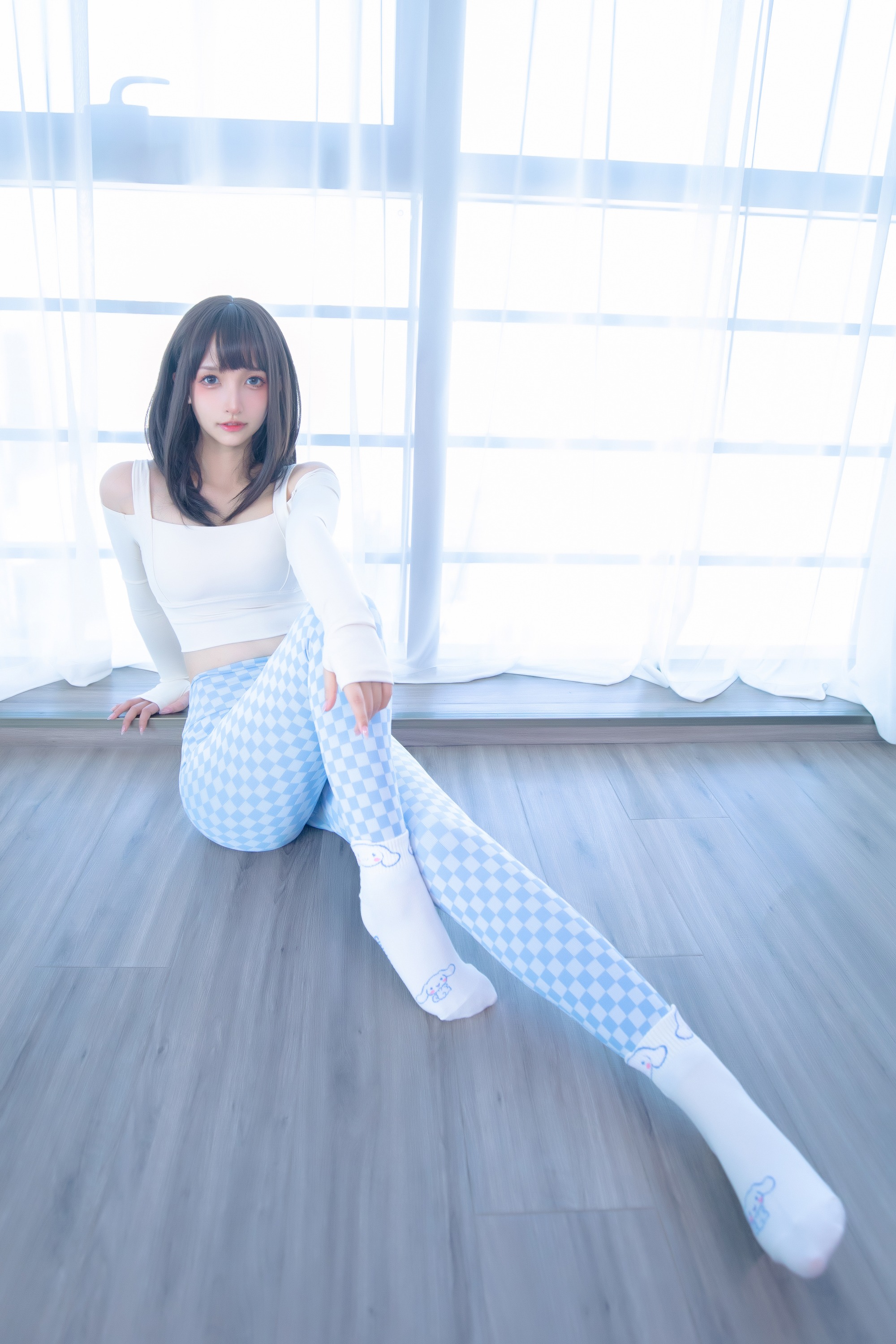 神楽坂真冬 - NO.93 蓝白格 [75P-172MB] 29