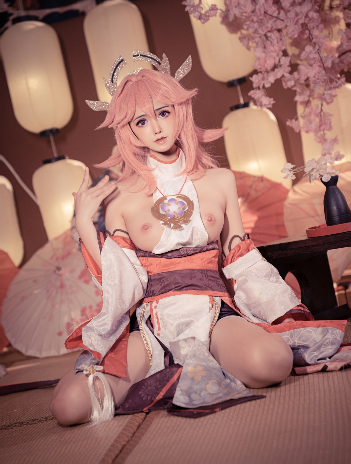 小礼好困 @SleeppyLee1  Cosplay 八重神子 11