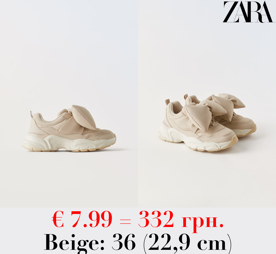 SNEAKERS WITH BOW