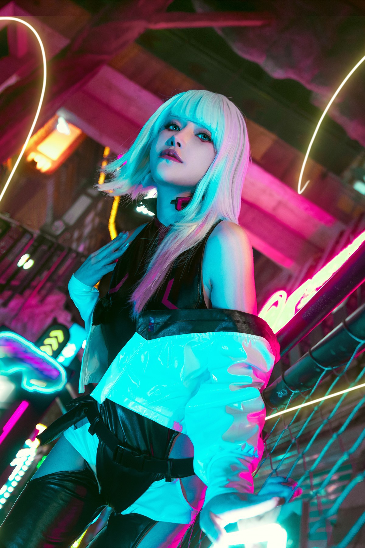 Cosplay 鹿八岁 赛博朋克：边缘行者 露西 2