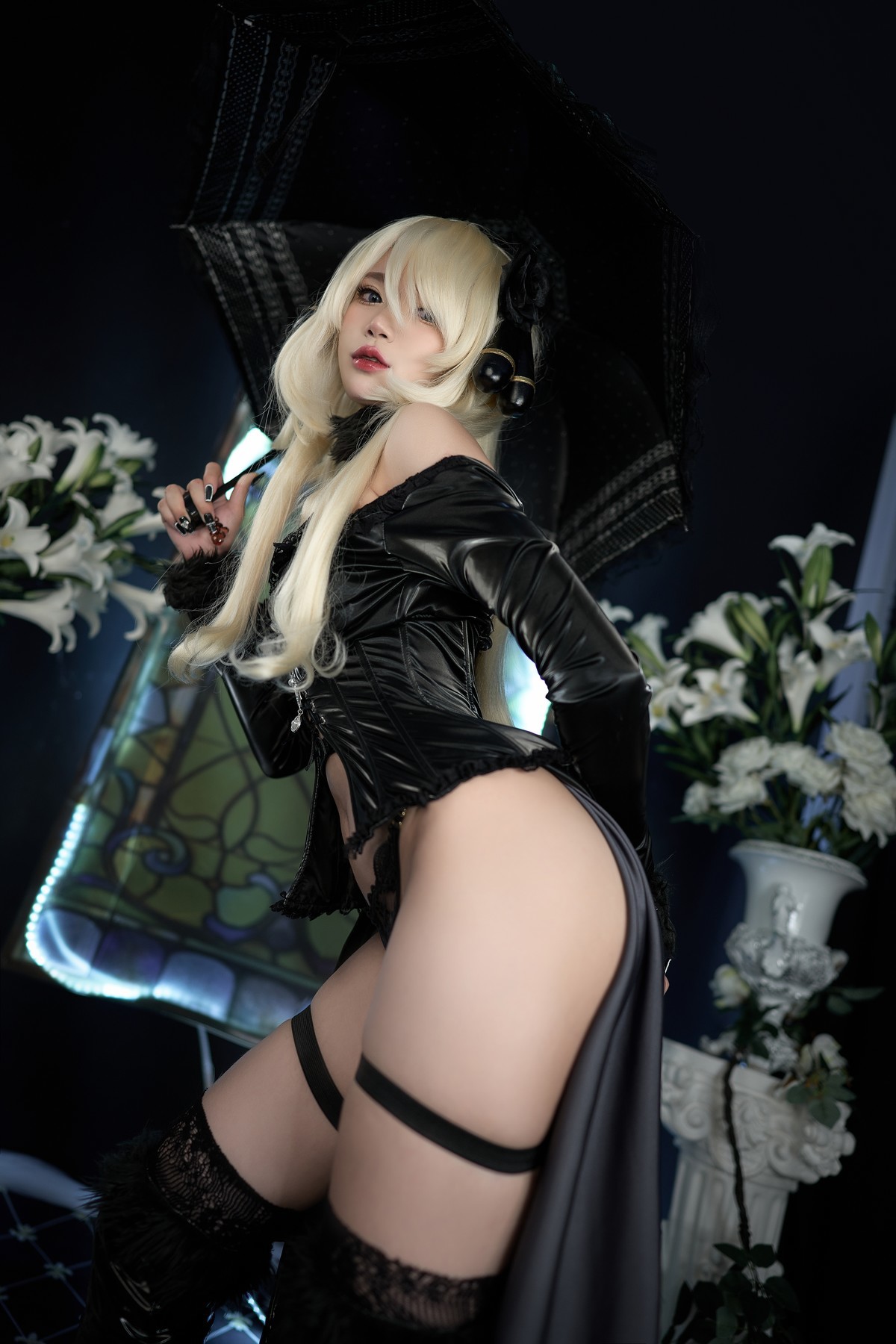 Cosplay 洛璃LoLiSAMA 暗黑小红帽 3