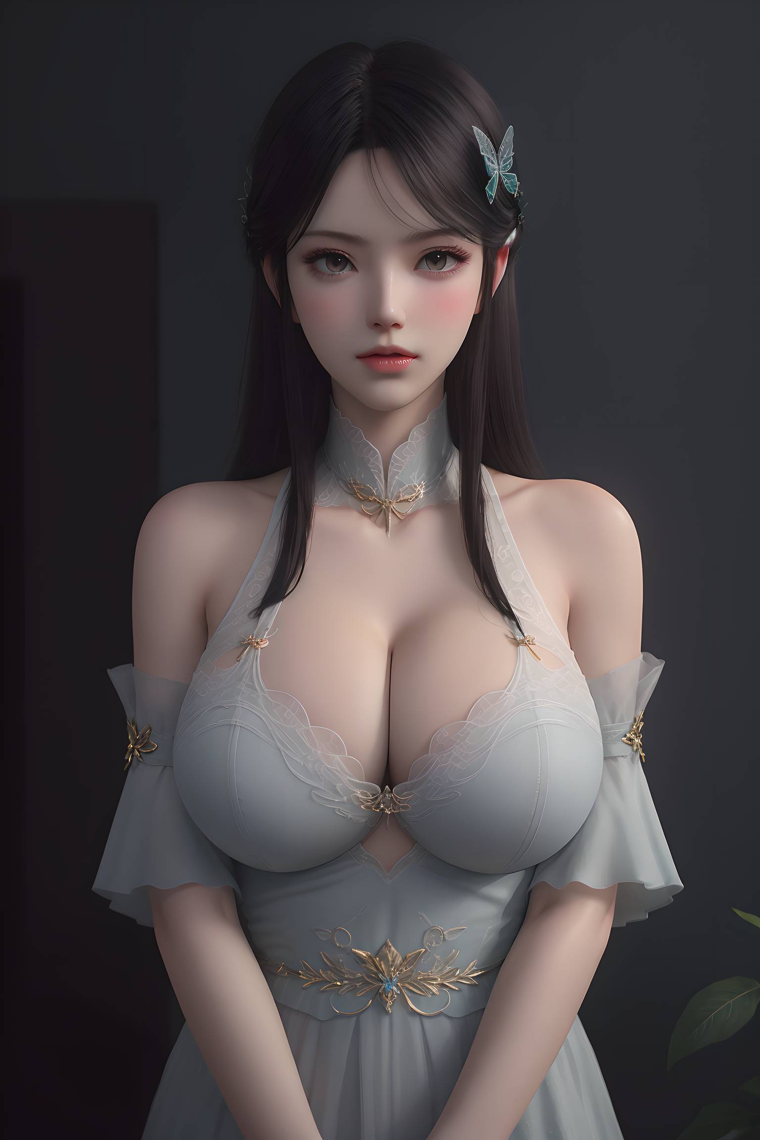 图片[38]-斗破苍穹-萧薰儿 蝶翼内衣写真-六色网