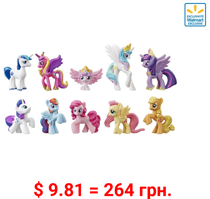 My Little Pony Toy Rainbow Equestria Favorites, Includes 10 pony Figures