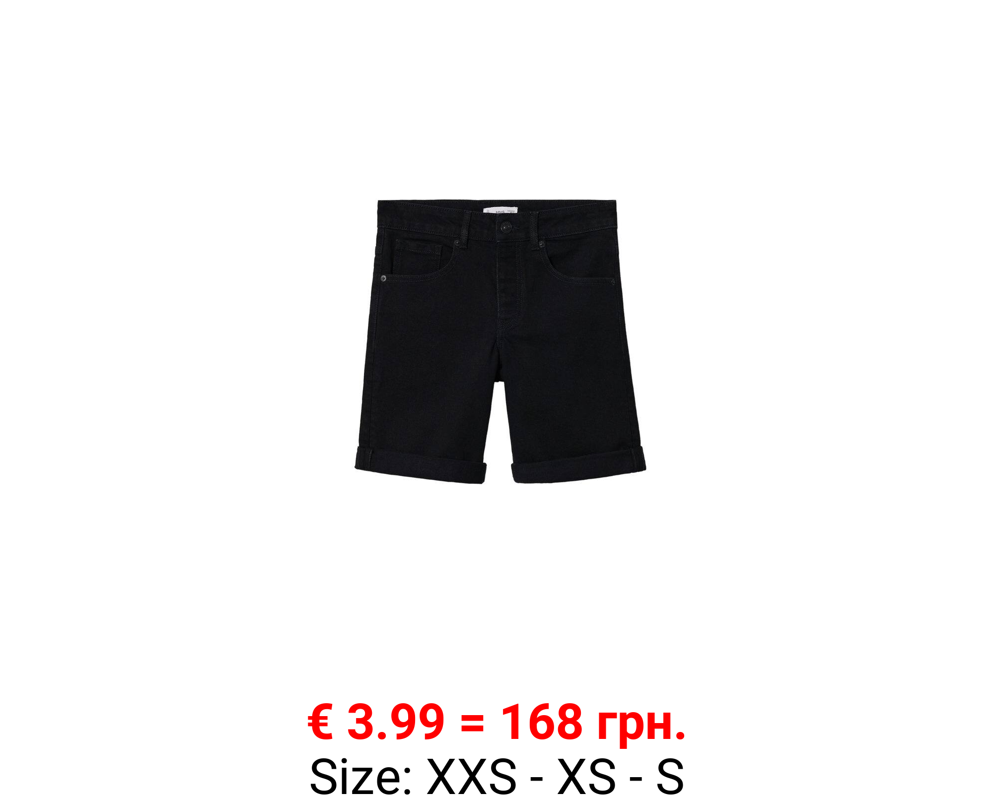 Bermudas denim algodón