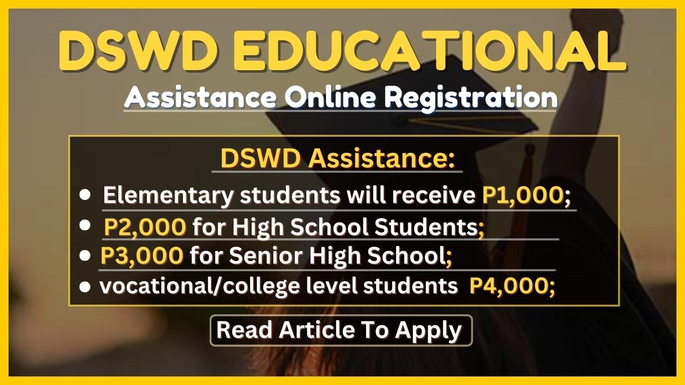 how to apply educational assistance in dswd online