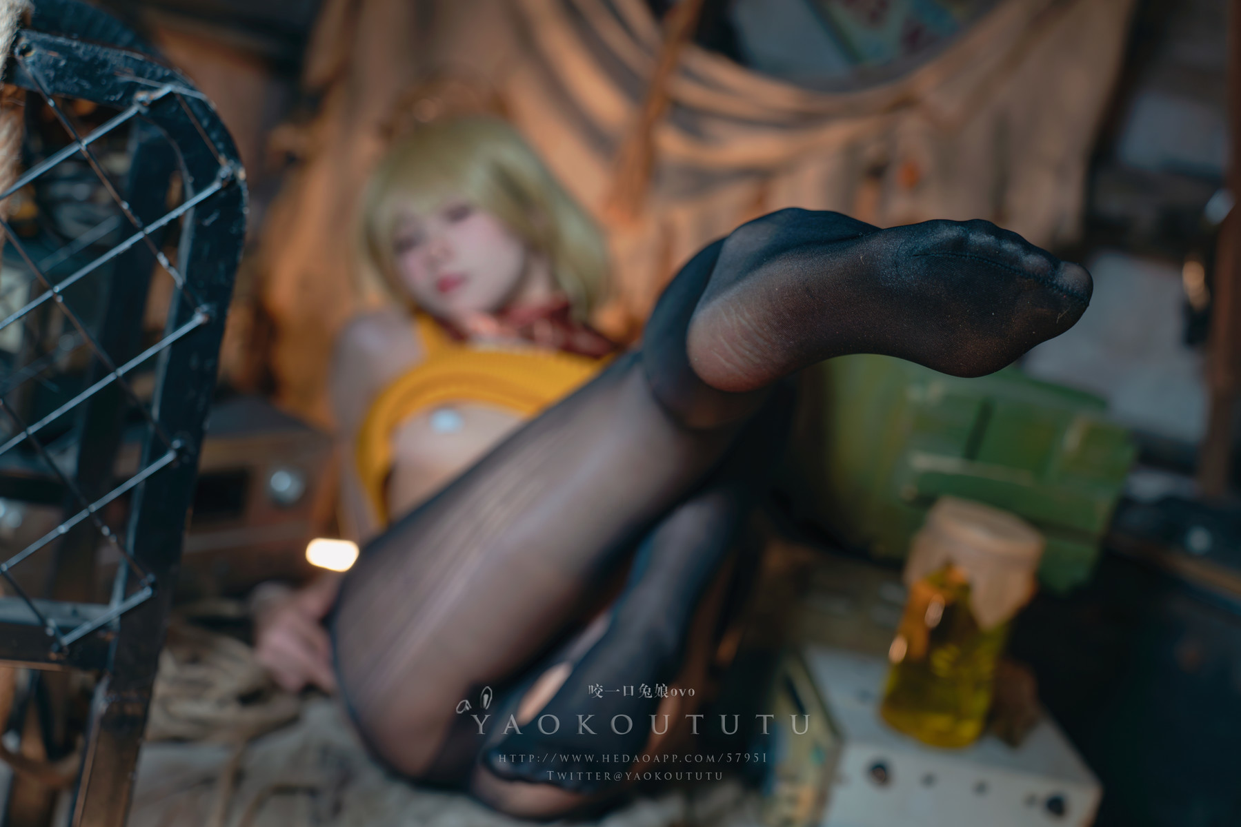 Cosplay 黏黏团子兔 生化危机4重置版 阿什莉 44