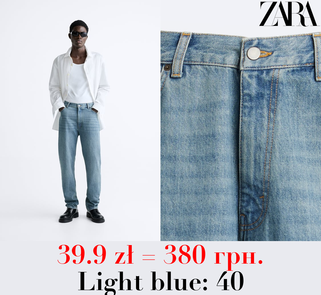 HIGH-WAIST STRAIGHT JEANS