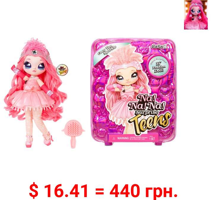 Na Na Na Surprise Teens Fashion Doll - Coco Von Sparkle, Flamingo Inspired, 11