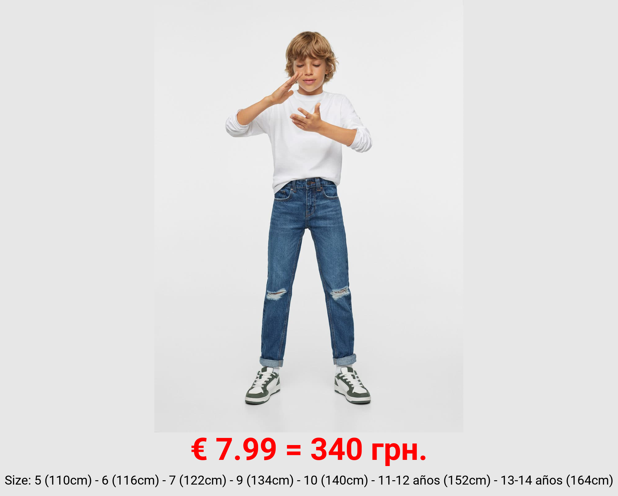 Jeans dad rotos decorativos