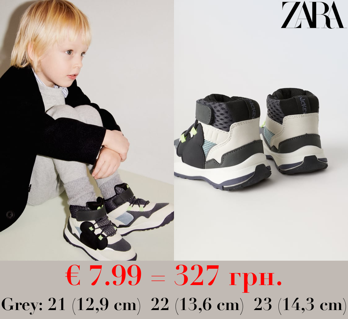 MICKEY MOUSE © DISNEY HIGH-TOP SNEAKERS