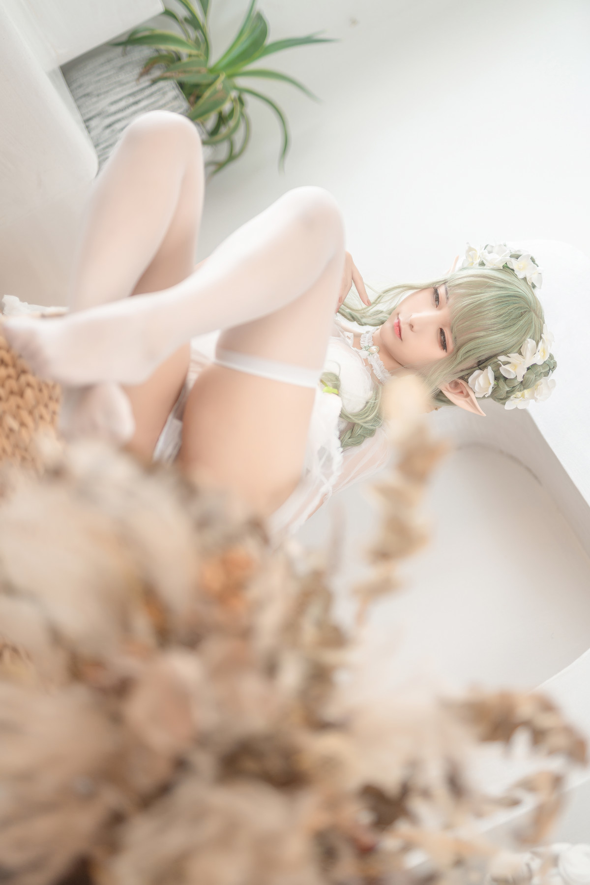 Cosplay 蠢沫沫Chunmomo 《尖耳国度》绿精灵 11