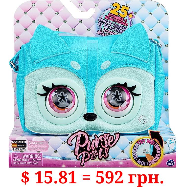 Purse Pets, Fierce Fox Interactive with Over 25 Sounds and Reactions, Kids Toys for Girls Ages 5 and up