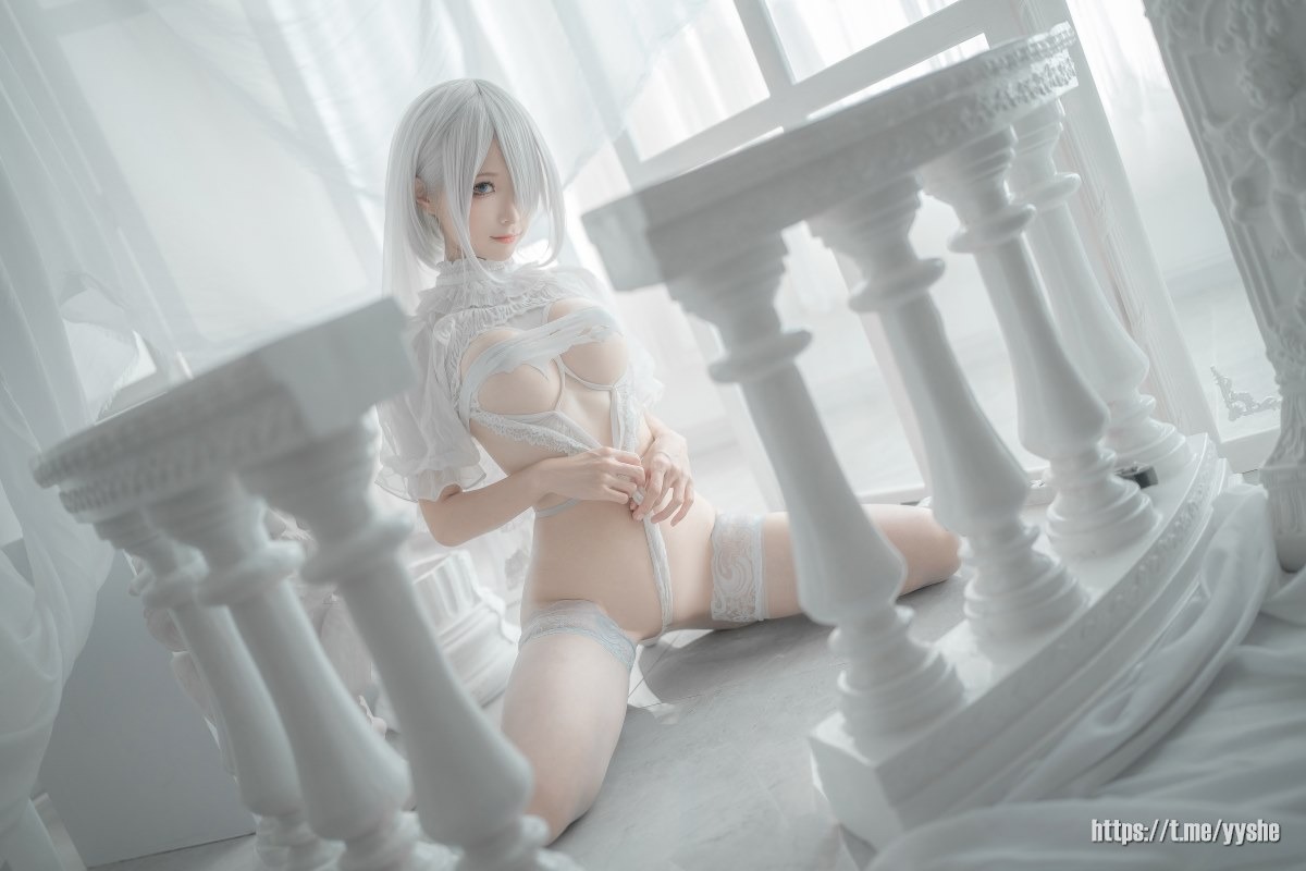 蠢沫沫 - 2B 白婚纱 [59P] 43