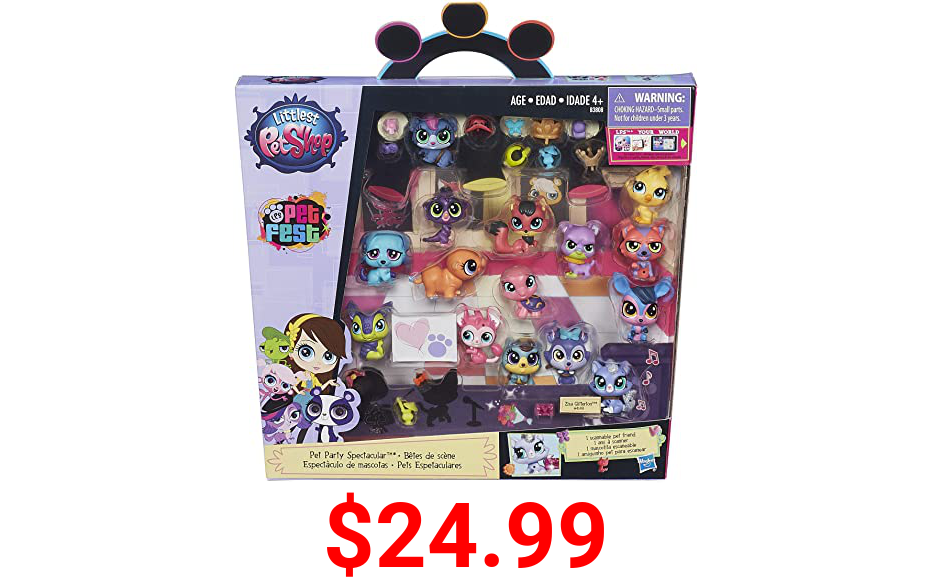 Littlest Pet Shop Pet Party Spectacular Collector Pack Toy, Includes 15 Pets, Ages 4 and Up (Amazon Exclusive)