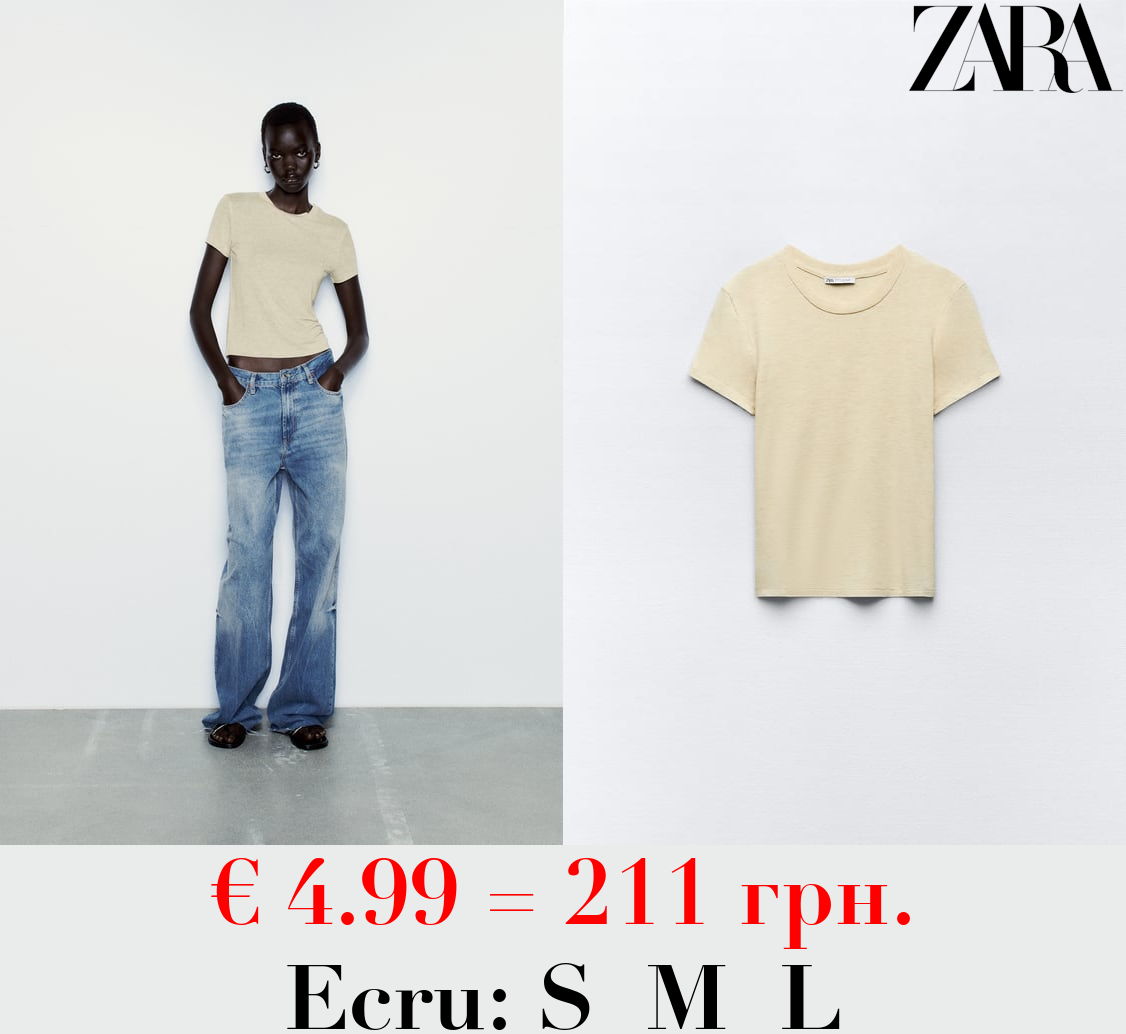 SHORT SLEEVE LYOCELL T-SHIRT