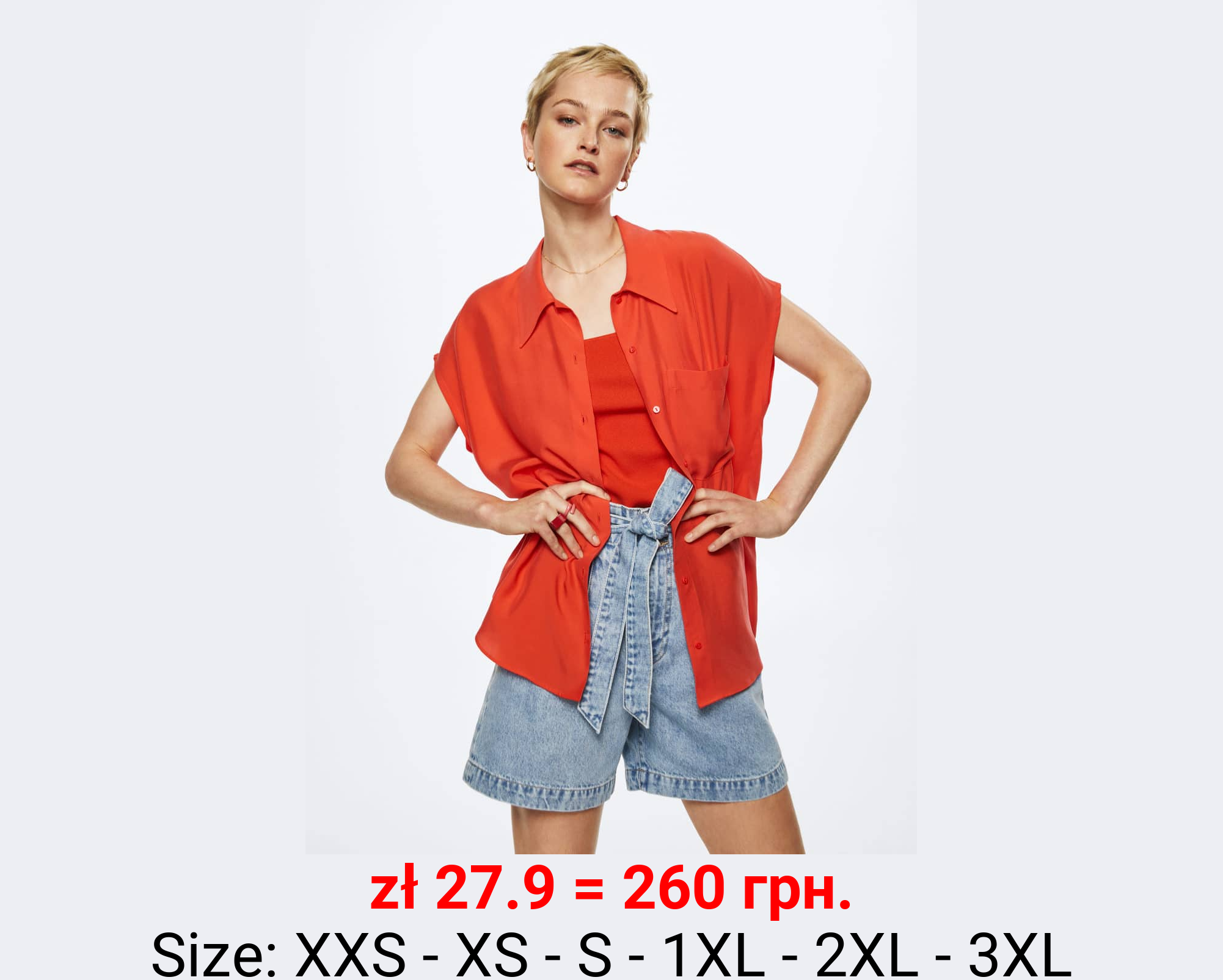 Blusa fluida lyocell