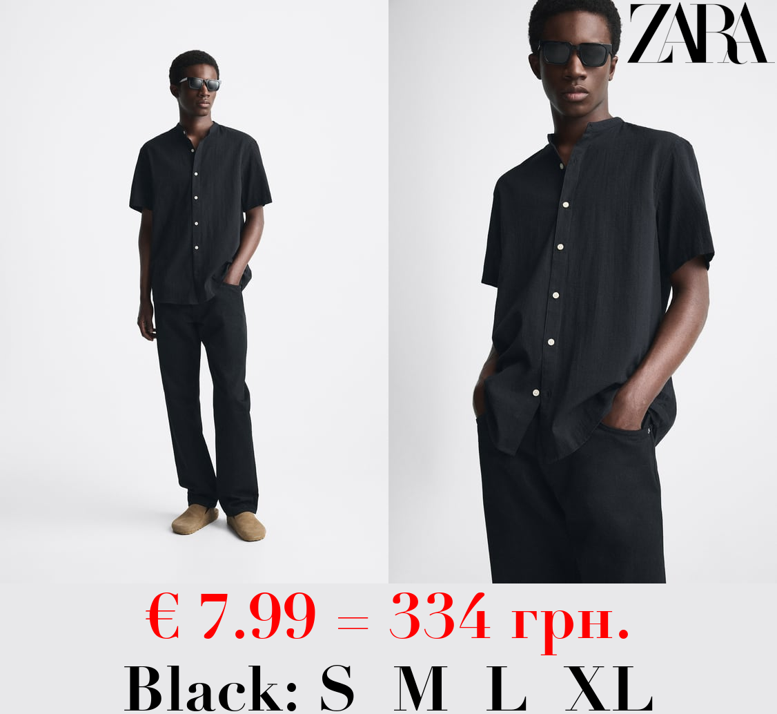 CREASED-EFFECT SHIRT